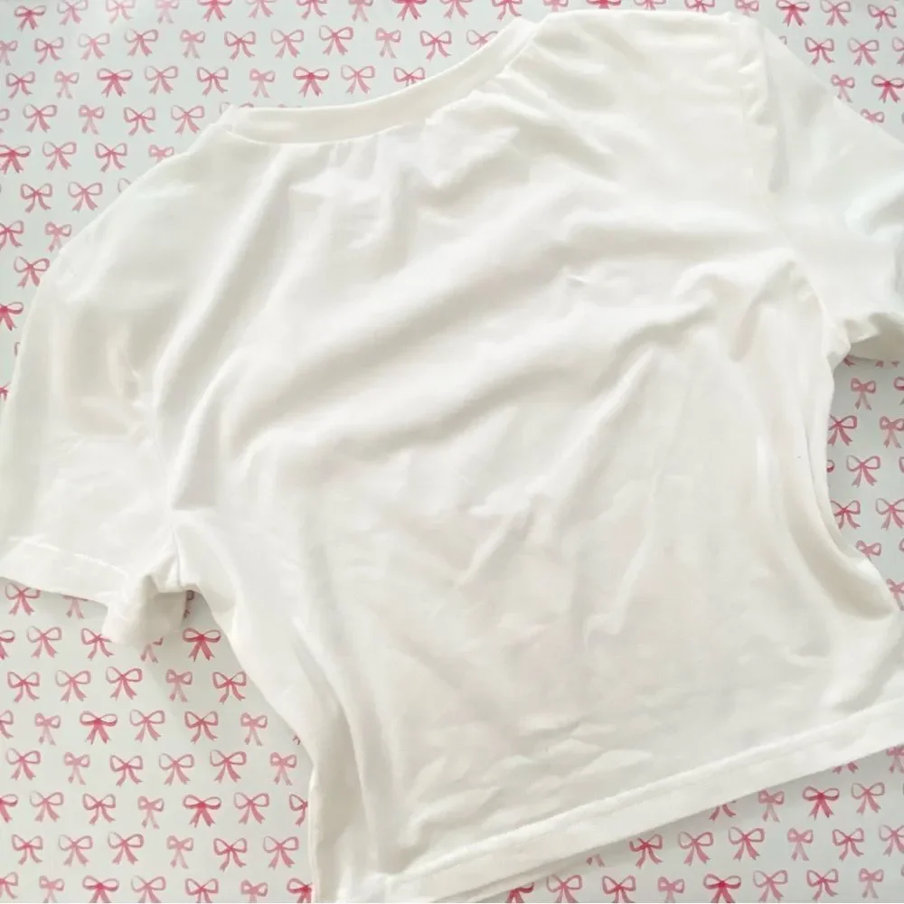 Deer Cropped Baby Tee 🎀 - Picture 4 of 4